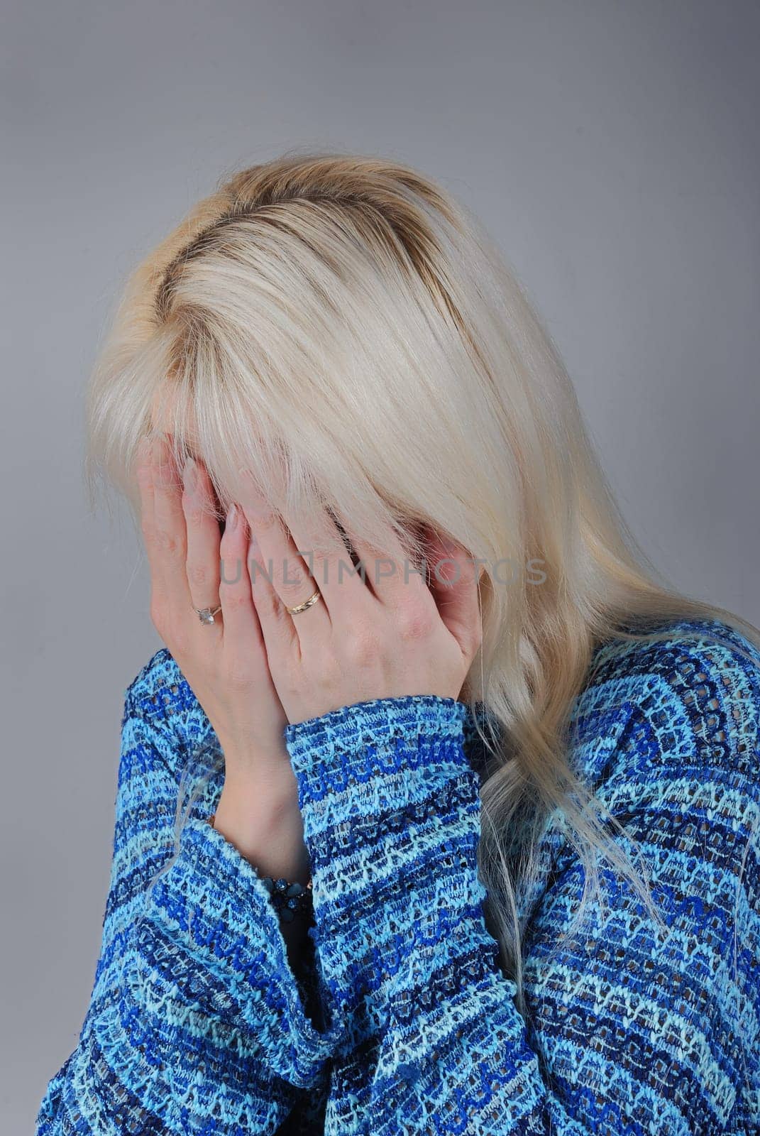 Portrait of a woman with a problem