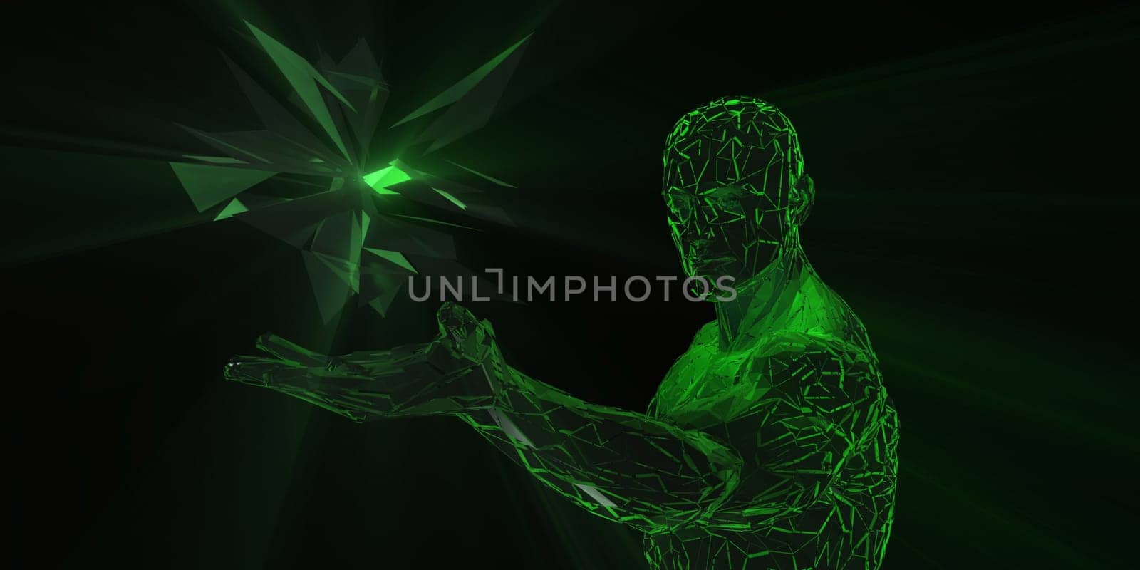 Science Background New Discovery Concept Abstract Art