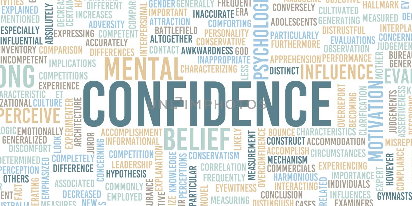 Confidence as a Business Life Skill Concept Abstract