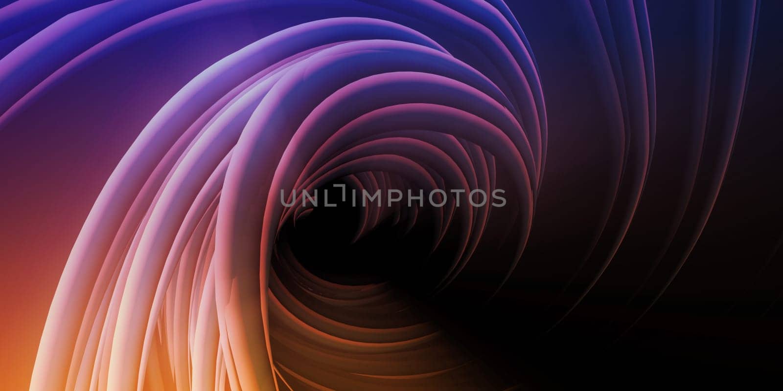 Futuristic Digital Network with Data Communication Art