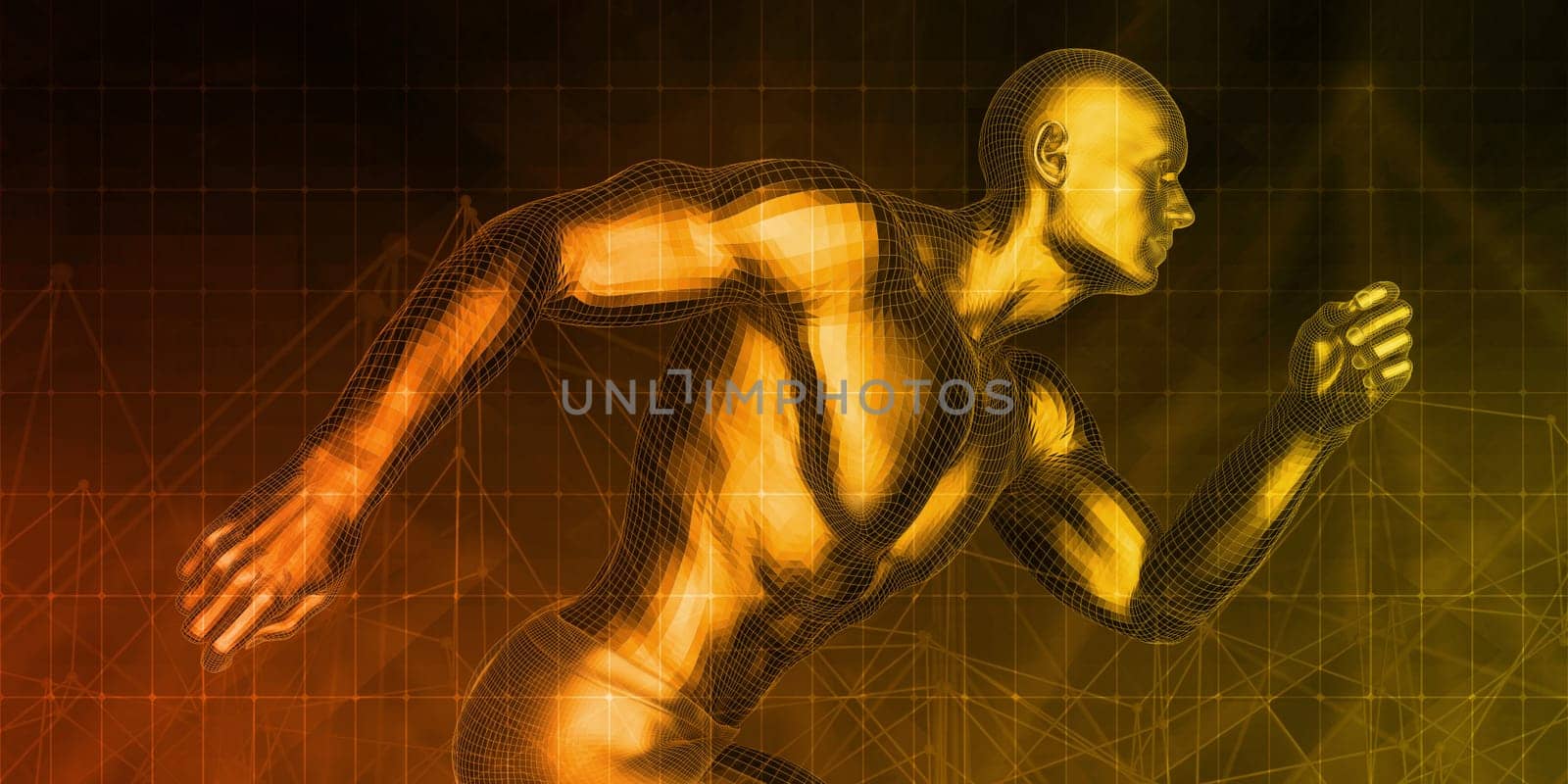 Holographic Interface Smart City Screen Navigation Concept