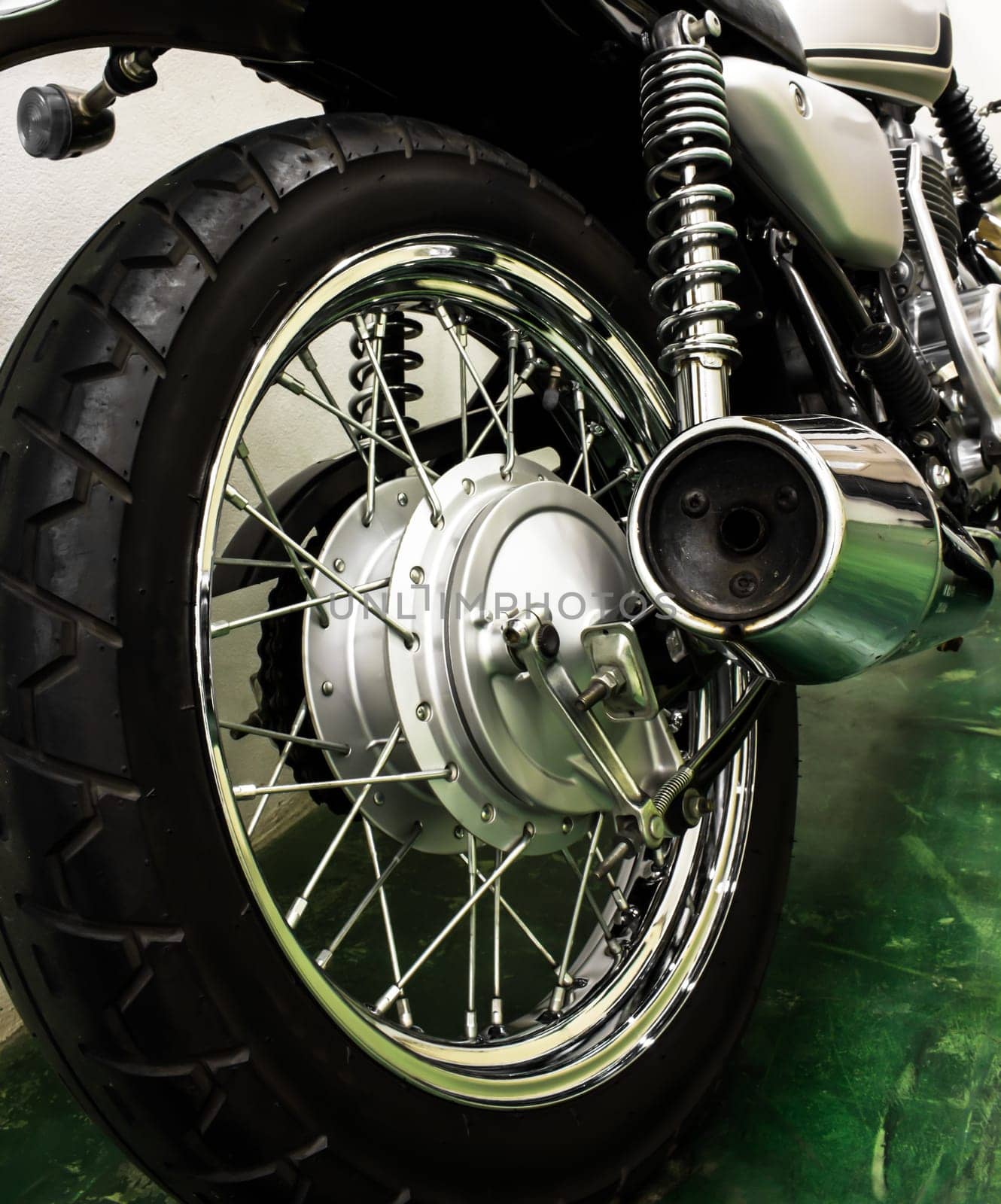 vintage Motorcycle detail