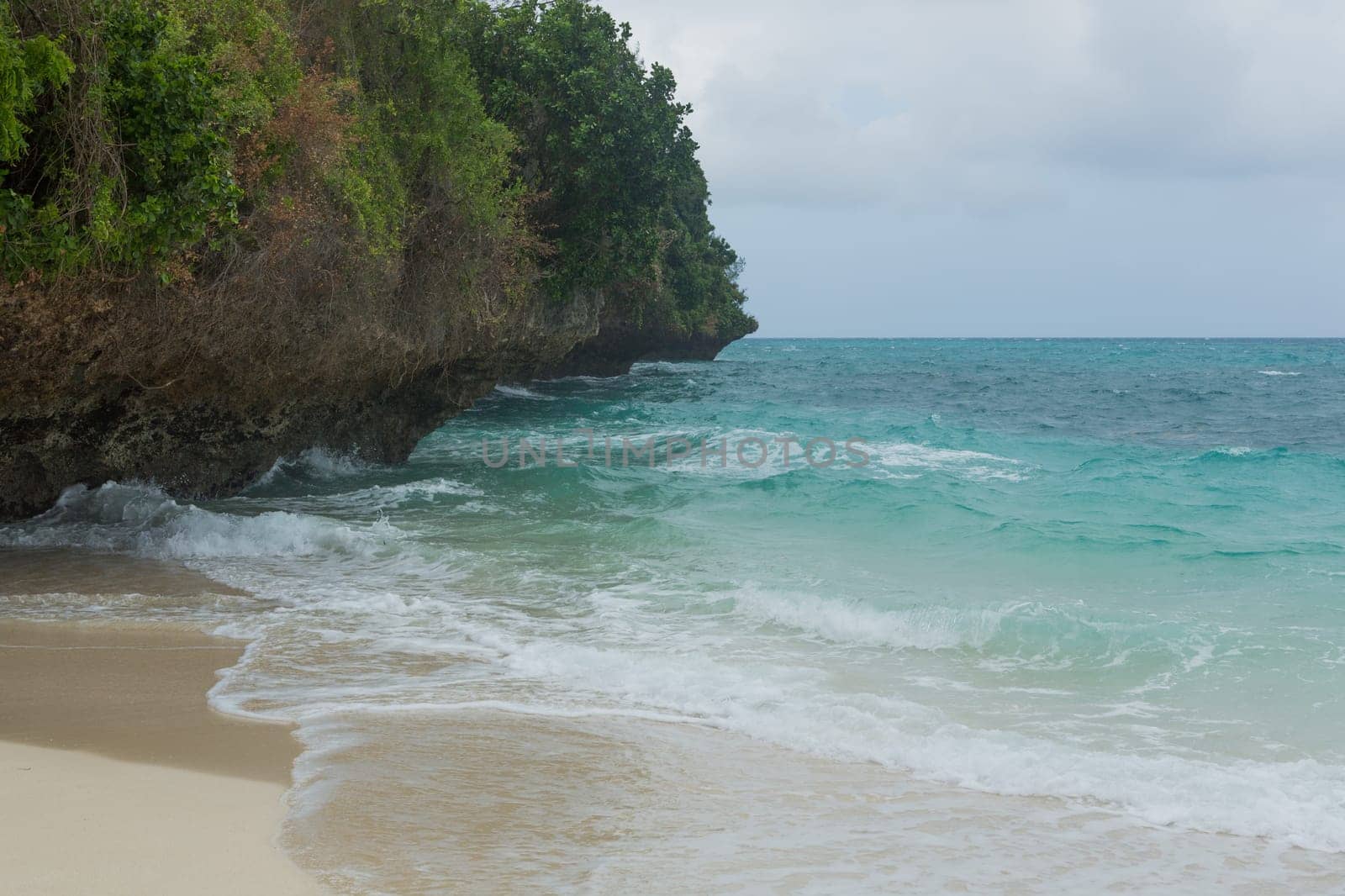 The Indian ocean, the turquoise water. Travel to Zanzibar, Africa.