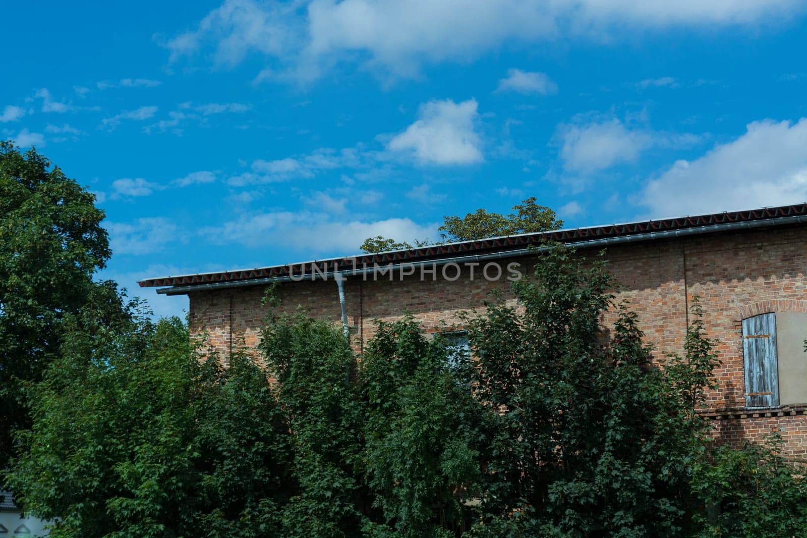 Old industrial building of the former GDR. Former VEB operations