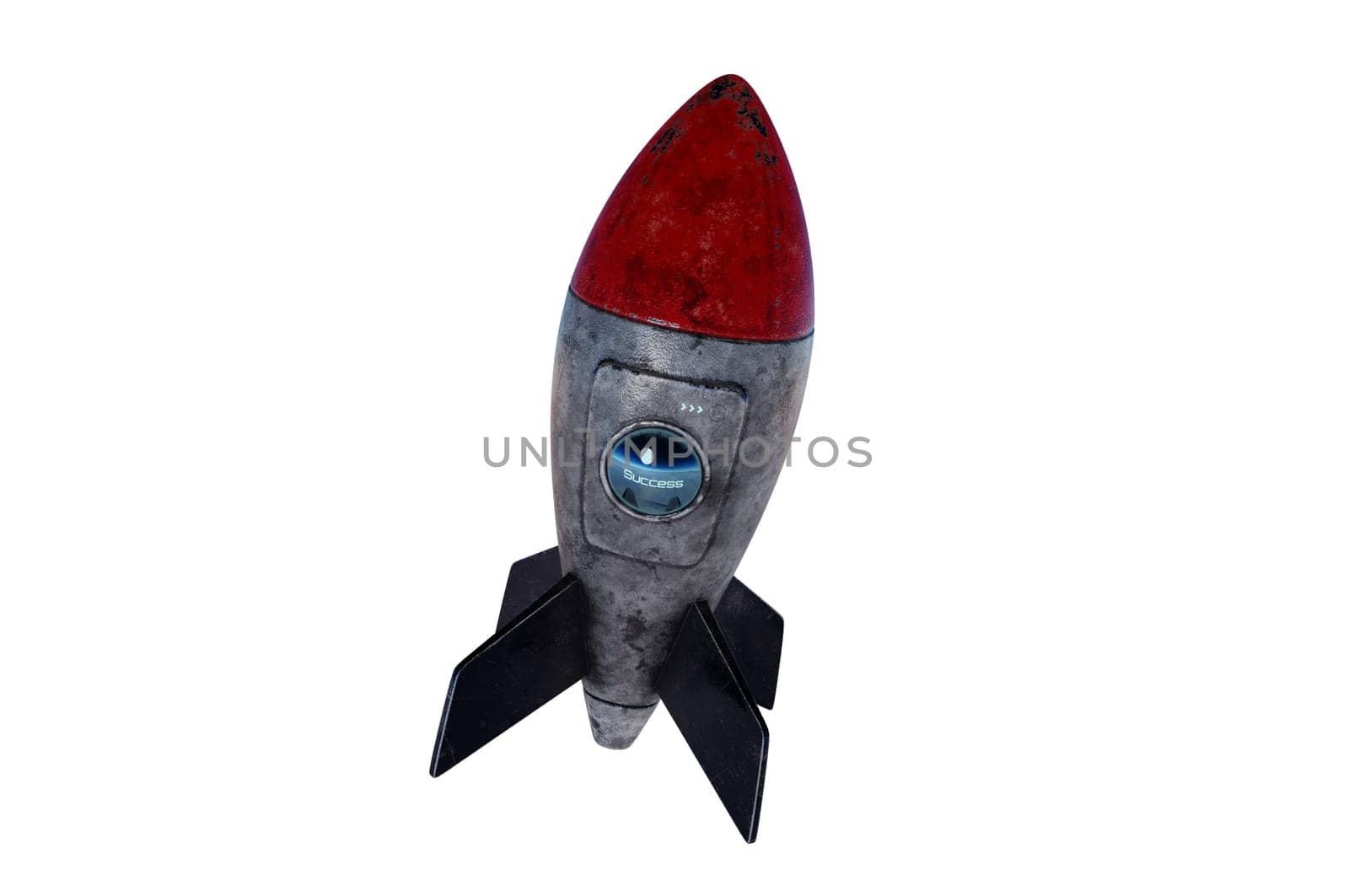 Rocket, icon. 3D illustration  , Concept Star up , SUCCESS