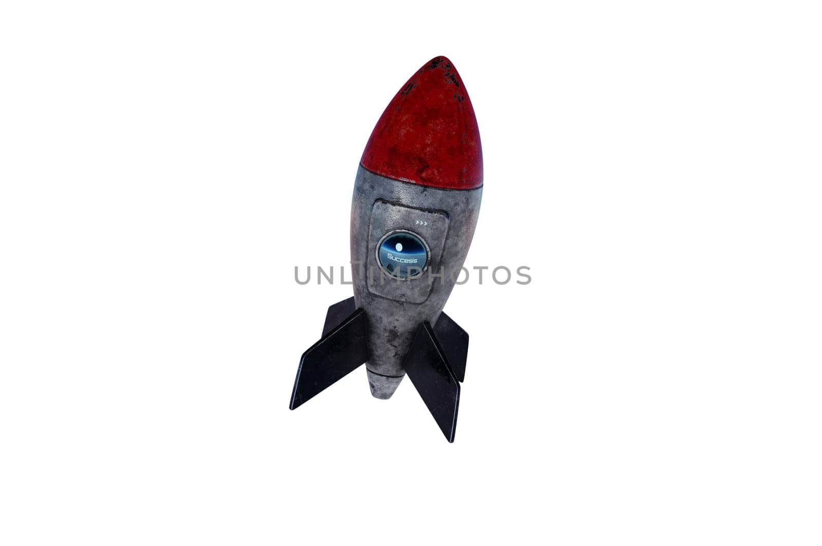 Rocket, icon. 3D illustration  , Concept Star up , SUCCESS