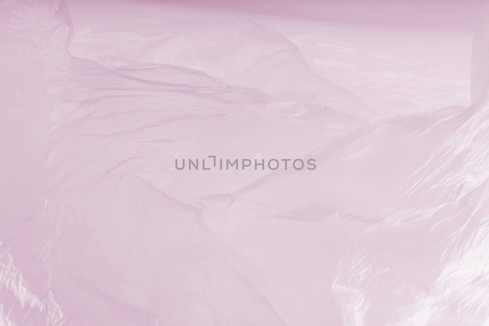 Colored empty plastic bag background