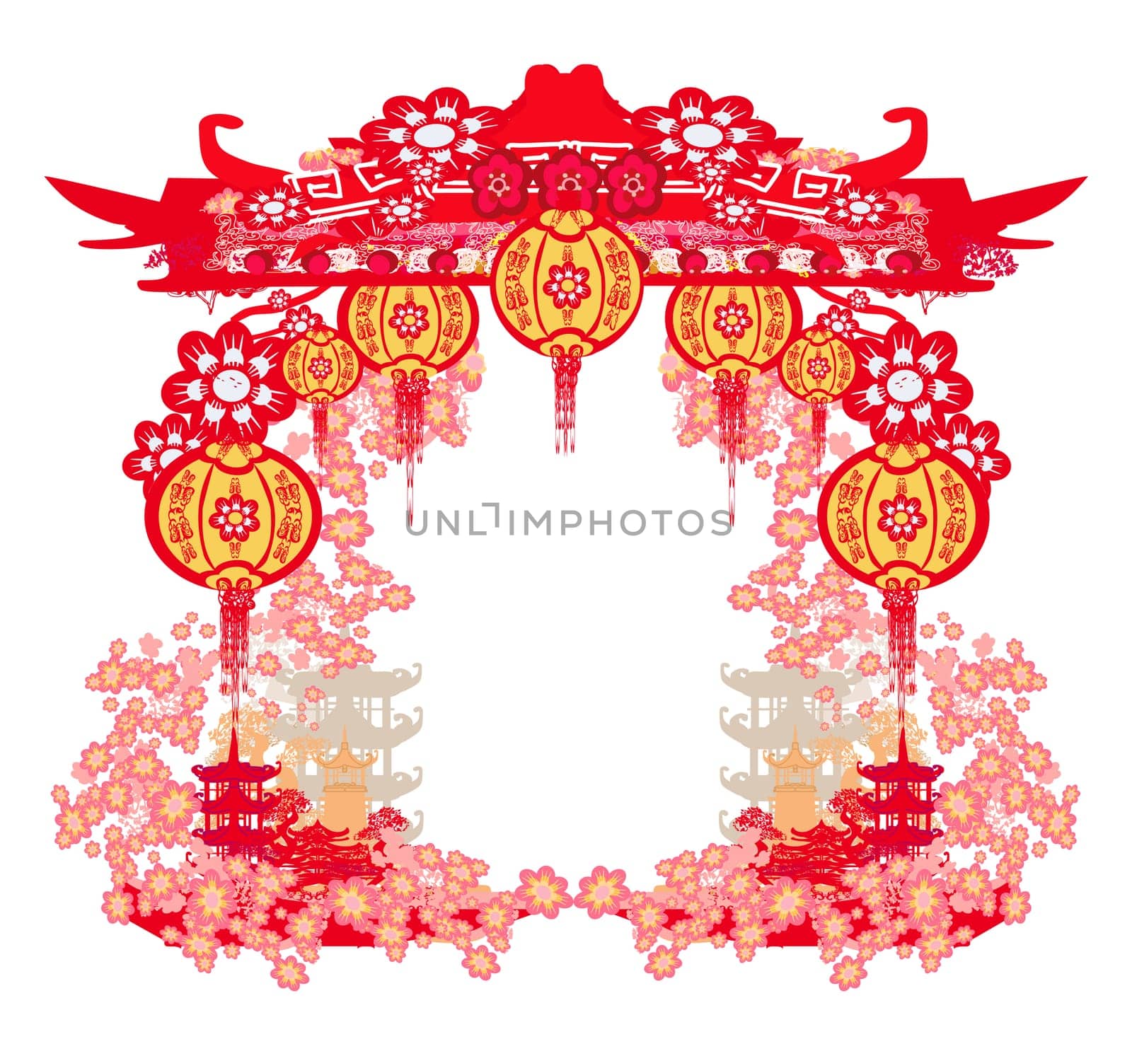 Mid-Autumn Festival for Chinese New Year - card