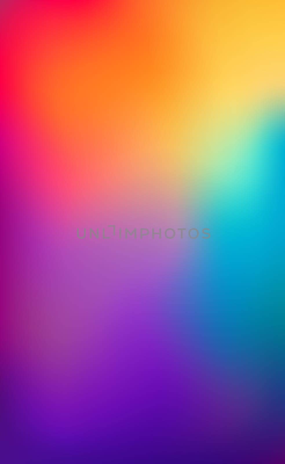 Blurred large panoramic summer background multicolored gradient - illustration