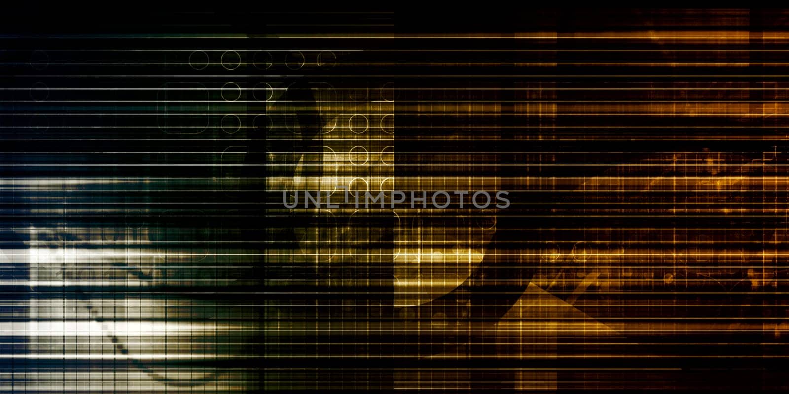 Brain Computer Interface with Square Digital Art Blocks