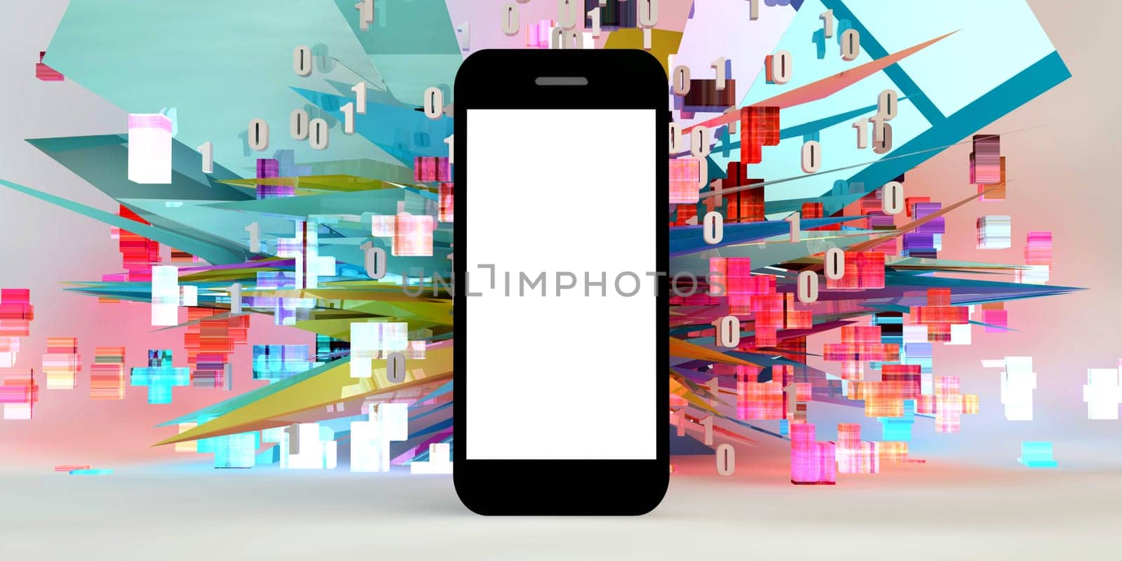 Digital Lifestyle Smartphone Mobile App Marketing Concept