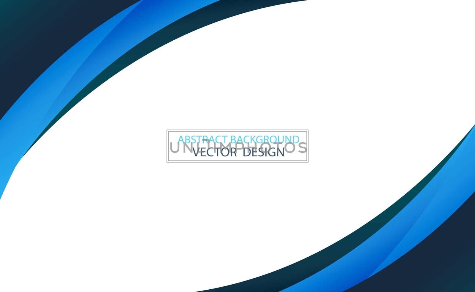 Abstract web template black and blue lines on white background - Vector illustration