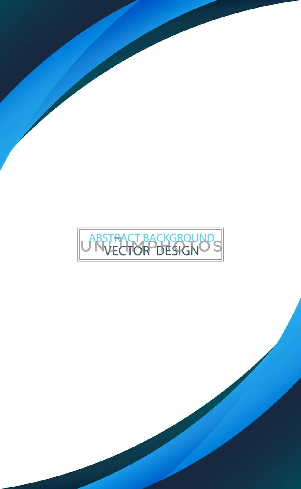 Abstract web template black and blue lines on white background - Vector illustration