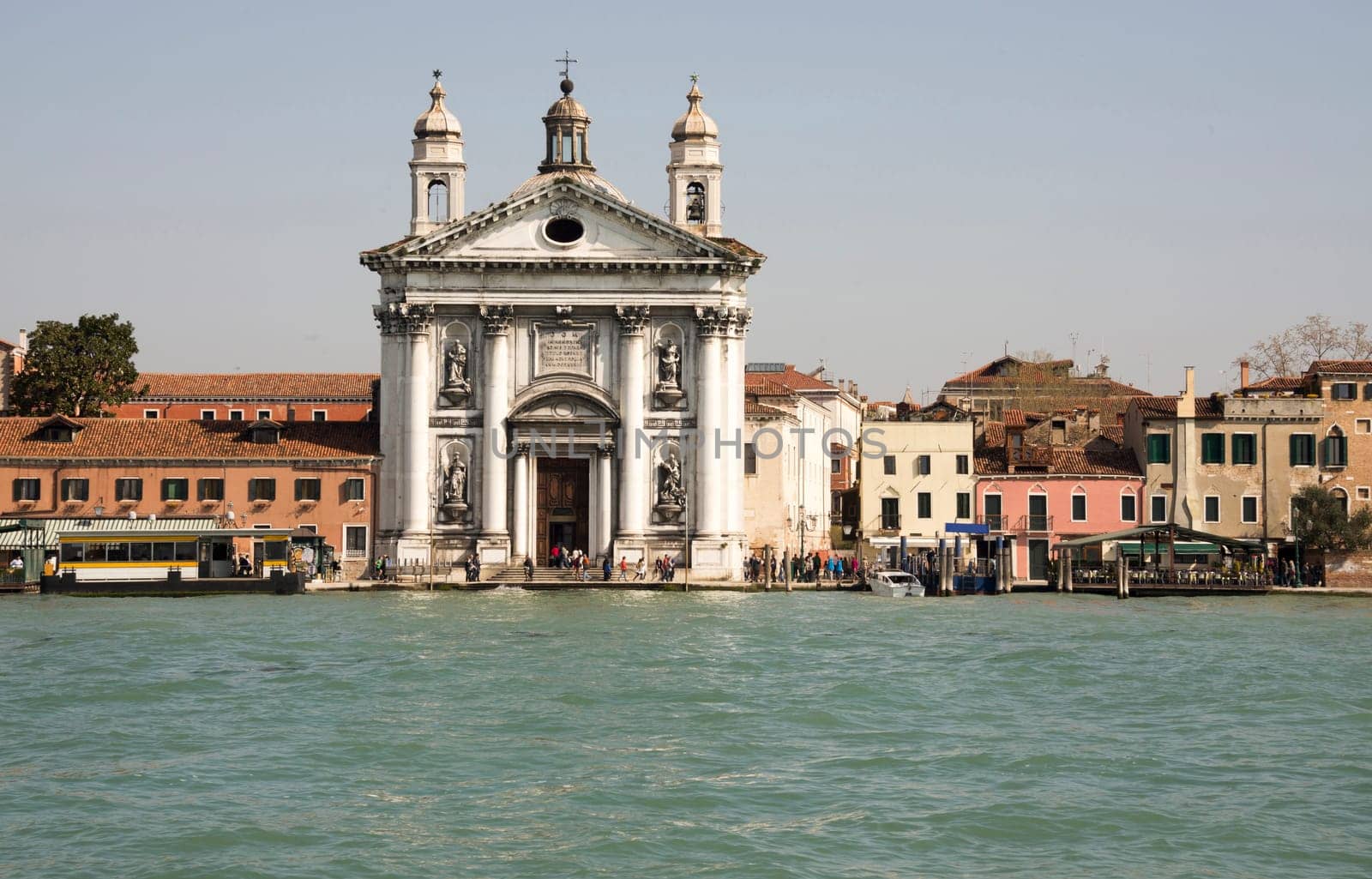 Venice, Italy- March 30, 2014:Tourists visiting the Gesuati Santa Maria del Rosario Church  .......................