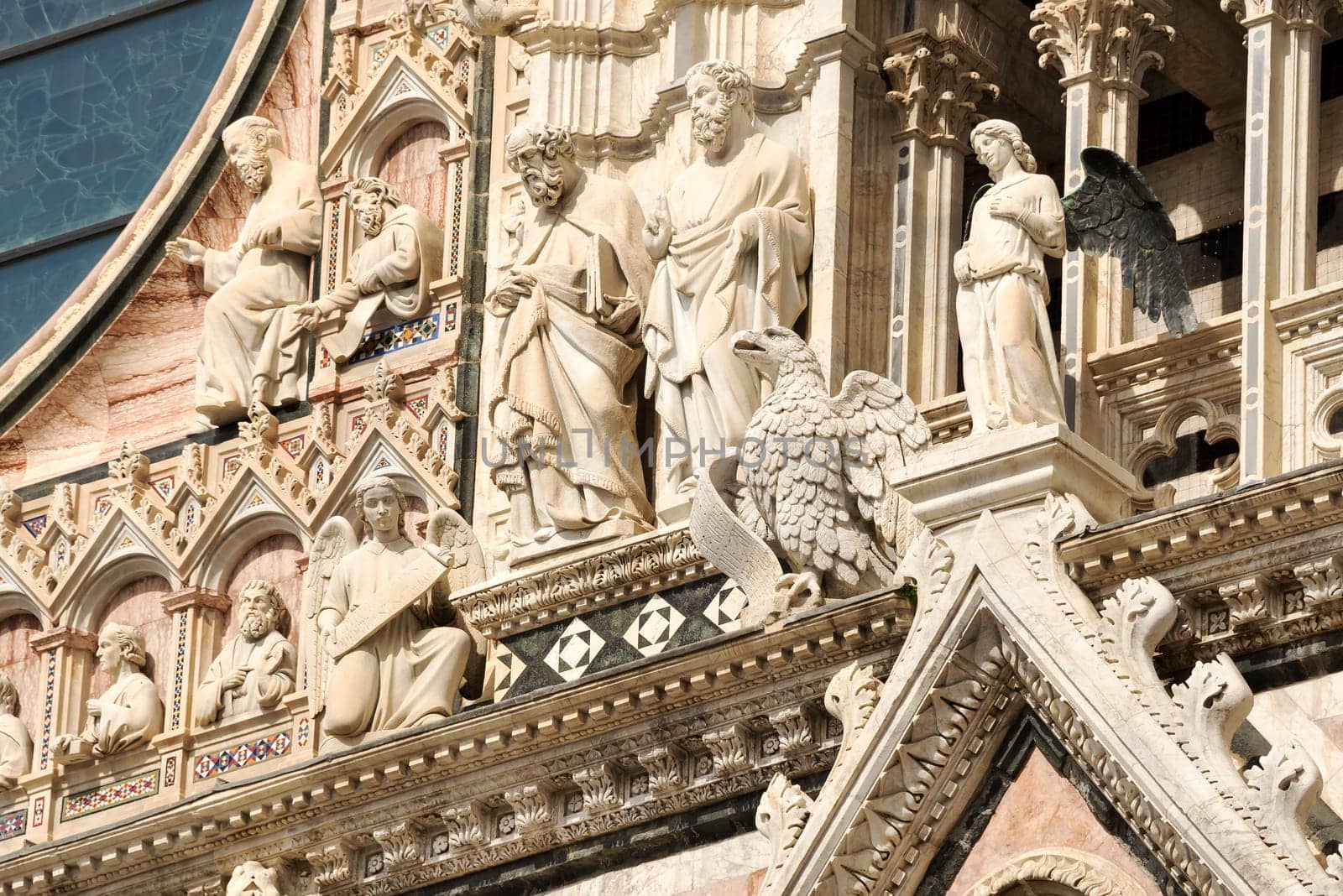 Siena Cathedral, dedicated to the Assumption of the Blessed Virgin Mary .Siena. Italy