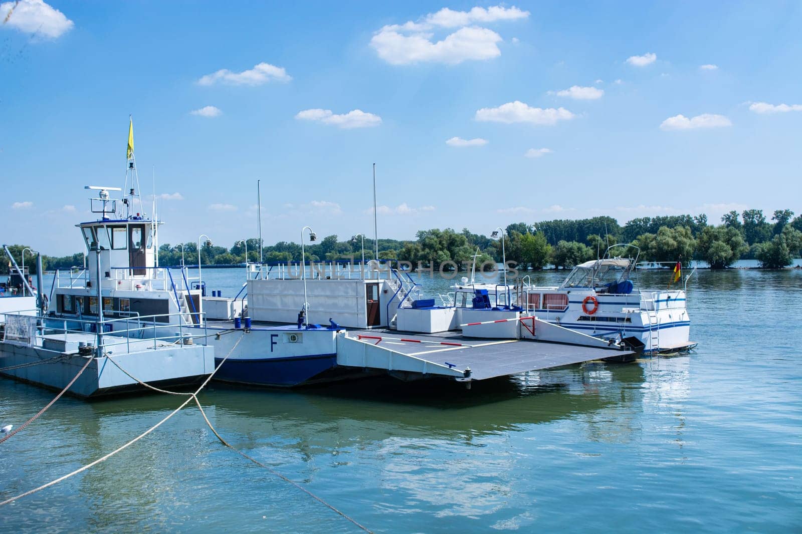 Scenic view of sail boat details