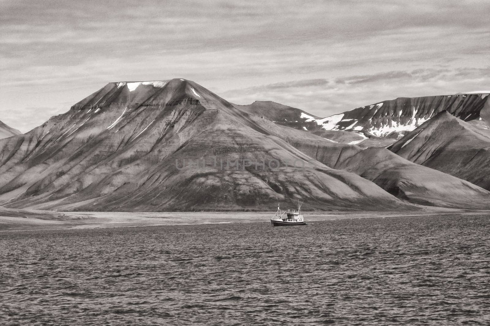Spitsbergen, fishing boat