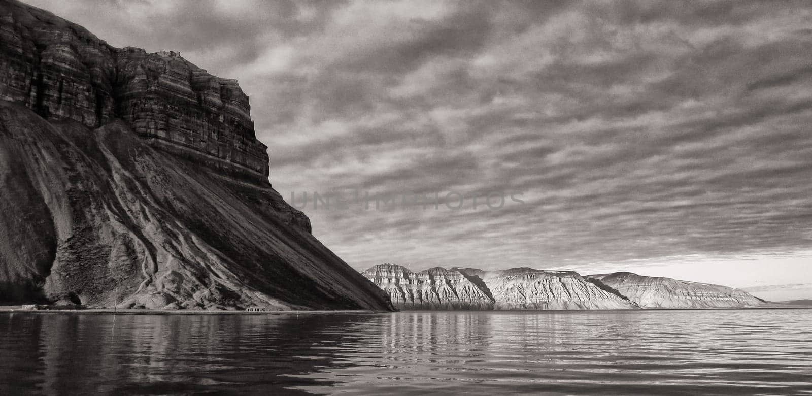 Svalbard, coastal panorama