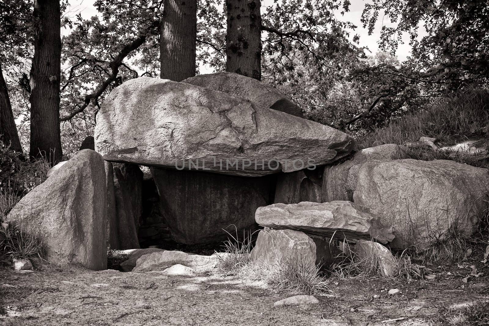 stone tomb on the island of Ruegen, Germany