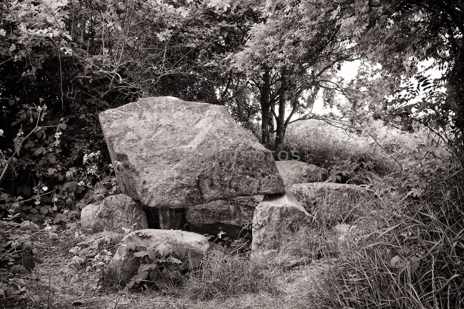 stone tomb on the island of Ruegen, Germany