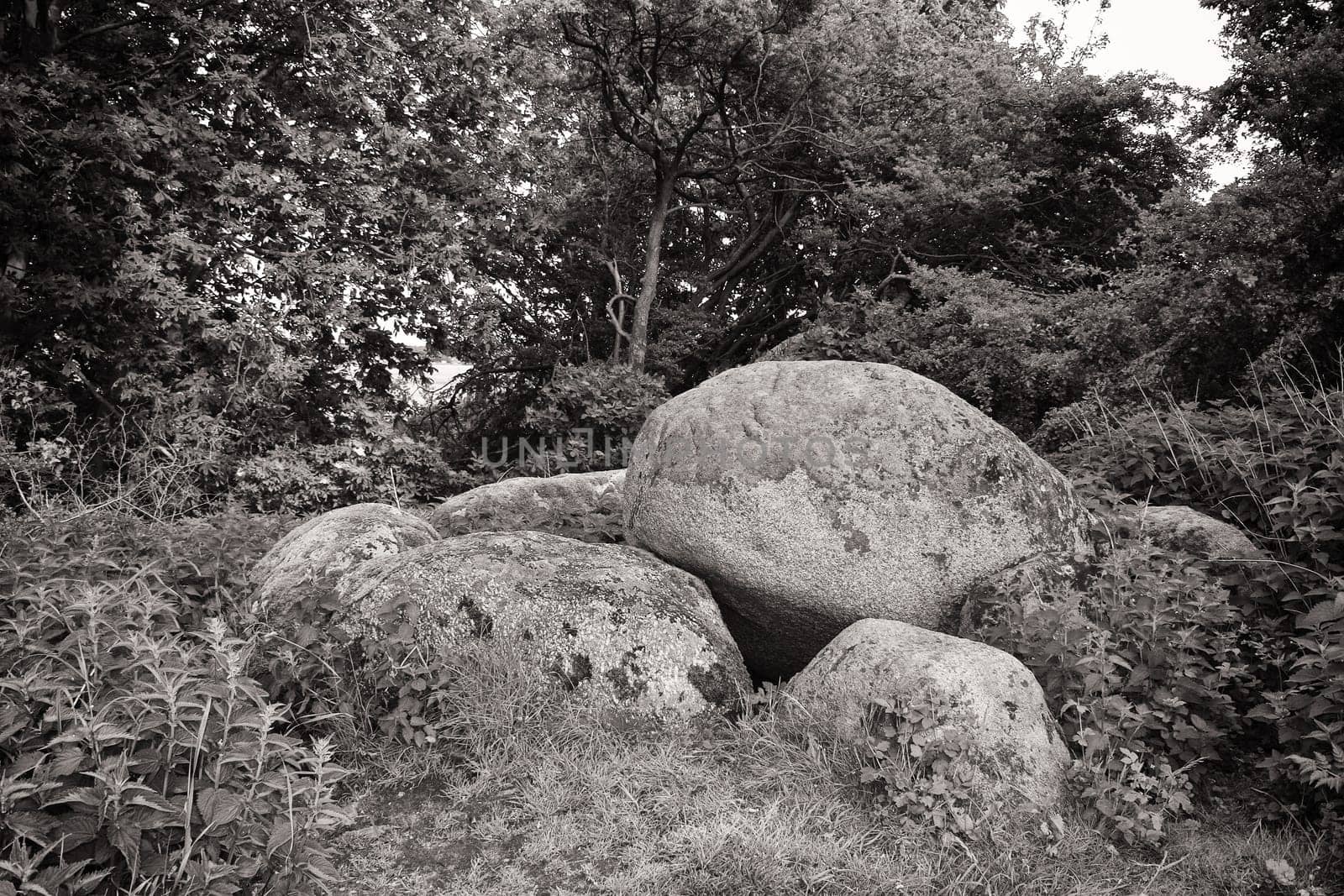 stone tomb on the island of Ruegen, Germany