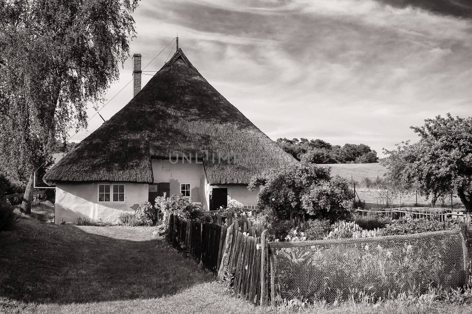 Parish widow house in Groß Zicker, Mönchgut, Ruegen island