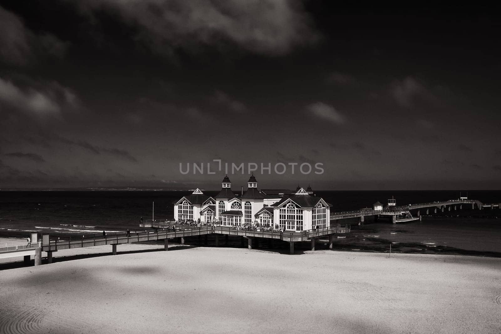 Sellin pier, Mönchgut, Ruegen island, Germany
