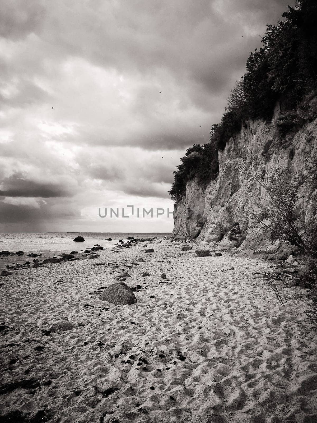 Baltic coast near Lobbe, Mönchgut, Ruegen island