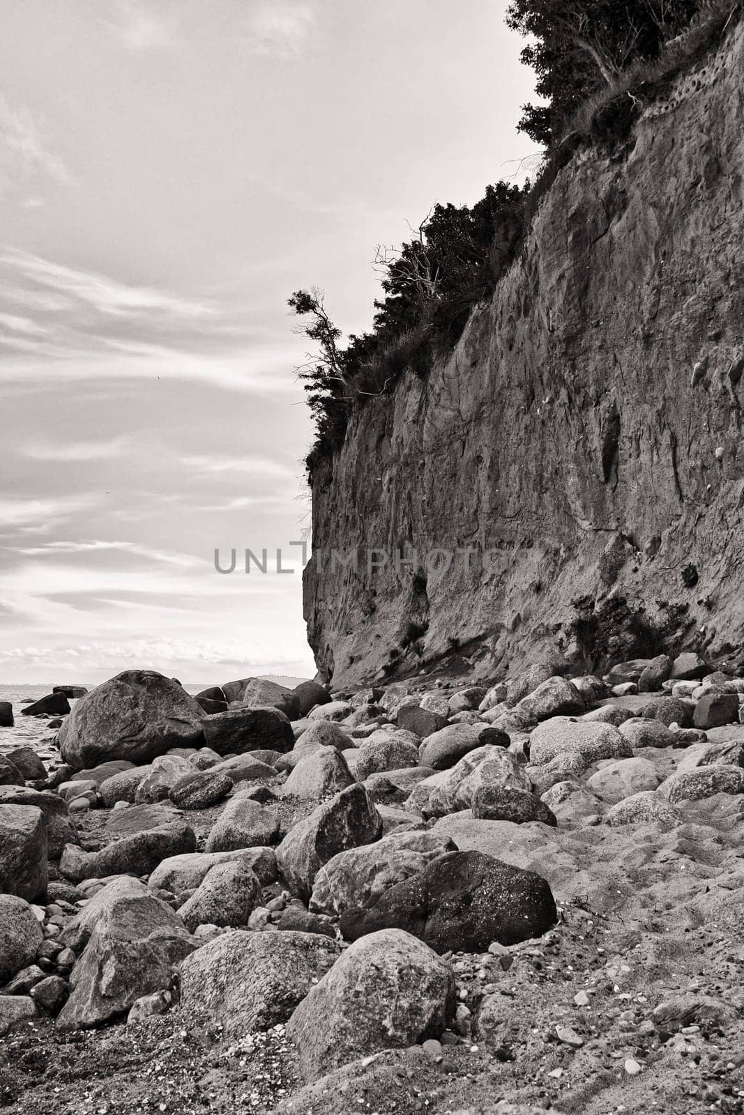 Baltic coast near Lobbe, Mönchgut, Ruegen island
