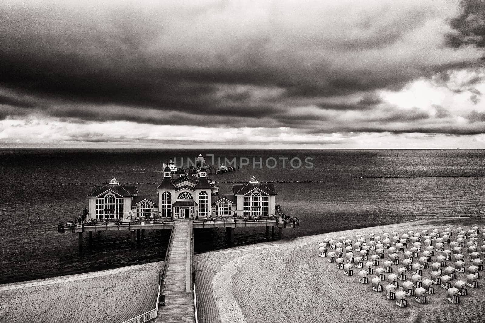 Sellin pier, Mönchgut, Ruegen island, Germany