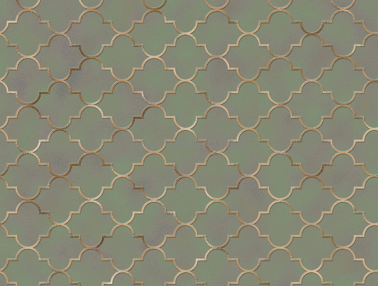 Islam, Arabic, Turkish, Indian, ottoman gold traditional design on turquoise blue pearl background. Oriental texture. Moroccan seamless pattern with golden line. Textile, paper, wrapping. illustration
