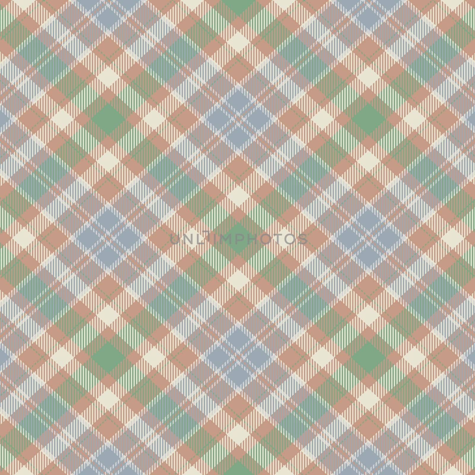 Scotland tartan seamless plaid texture with rhombuses and squares - Vector illustration