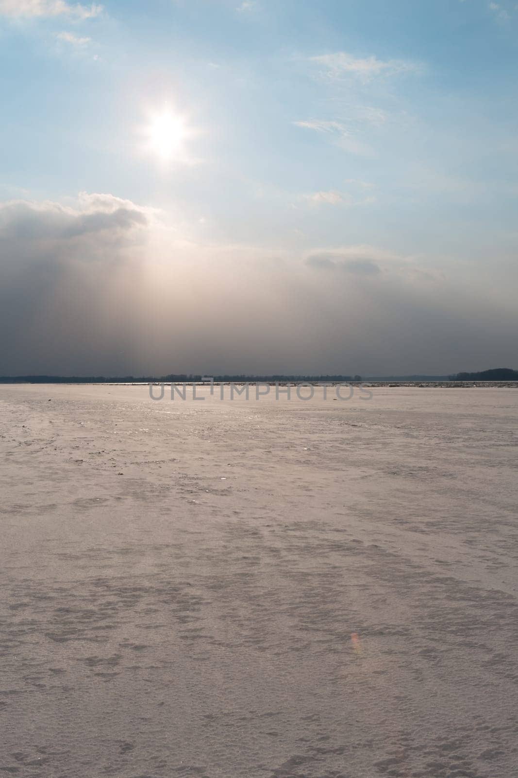river with ice