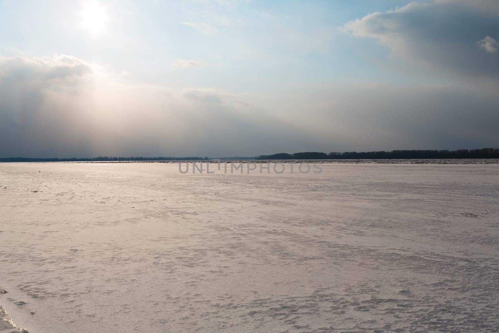 river with ice