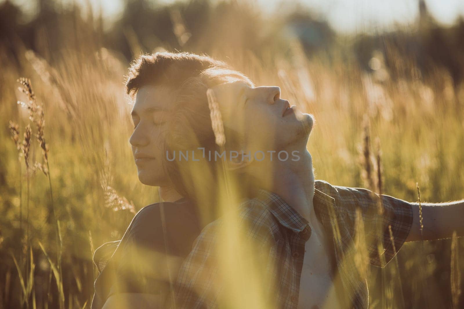 Happy Young Gay Couple Outside