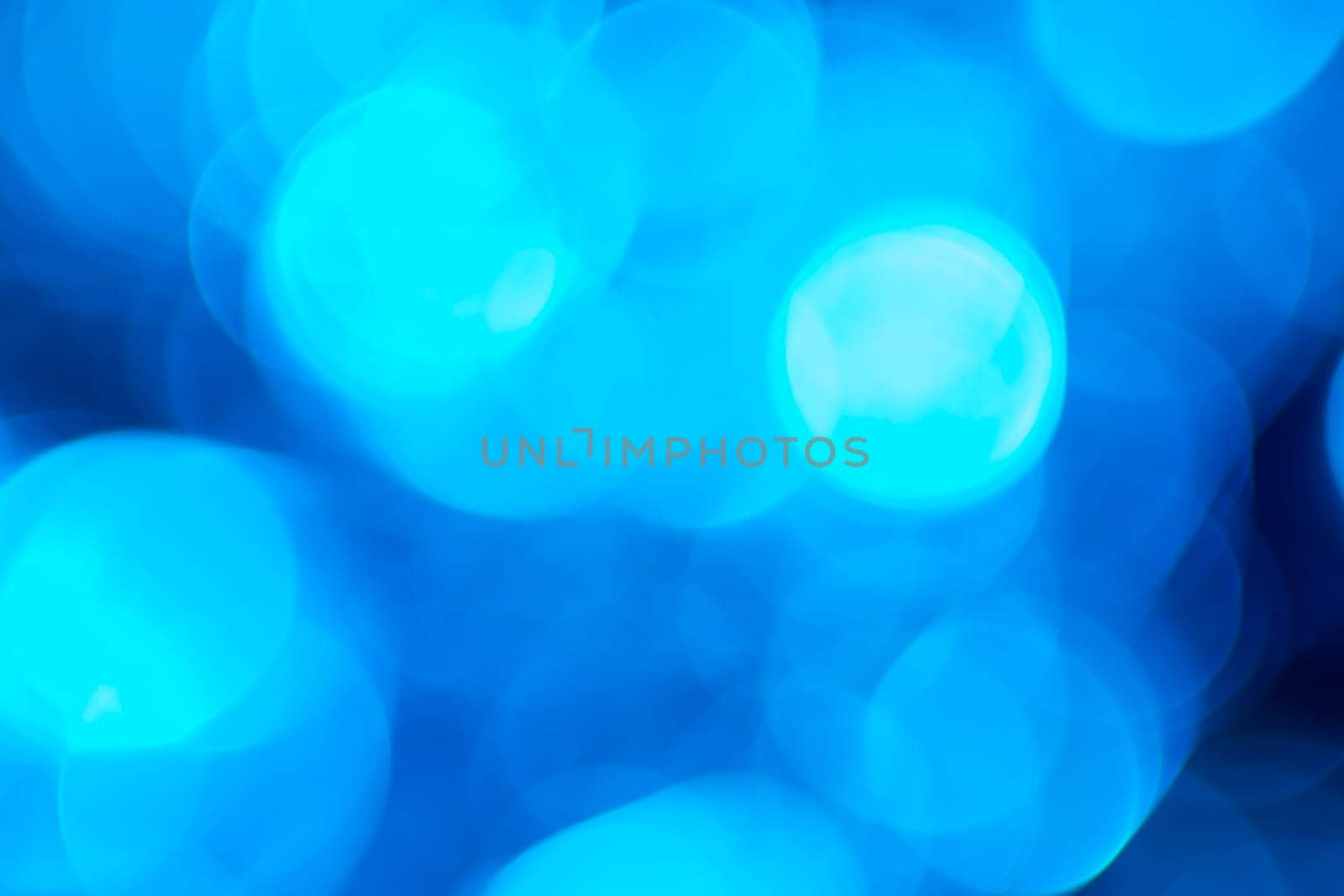 Photo of bokeh lights on black background