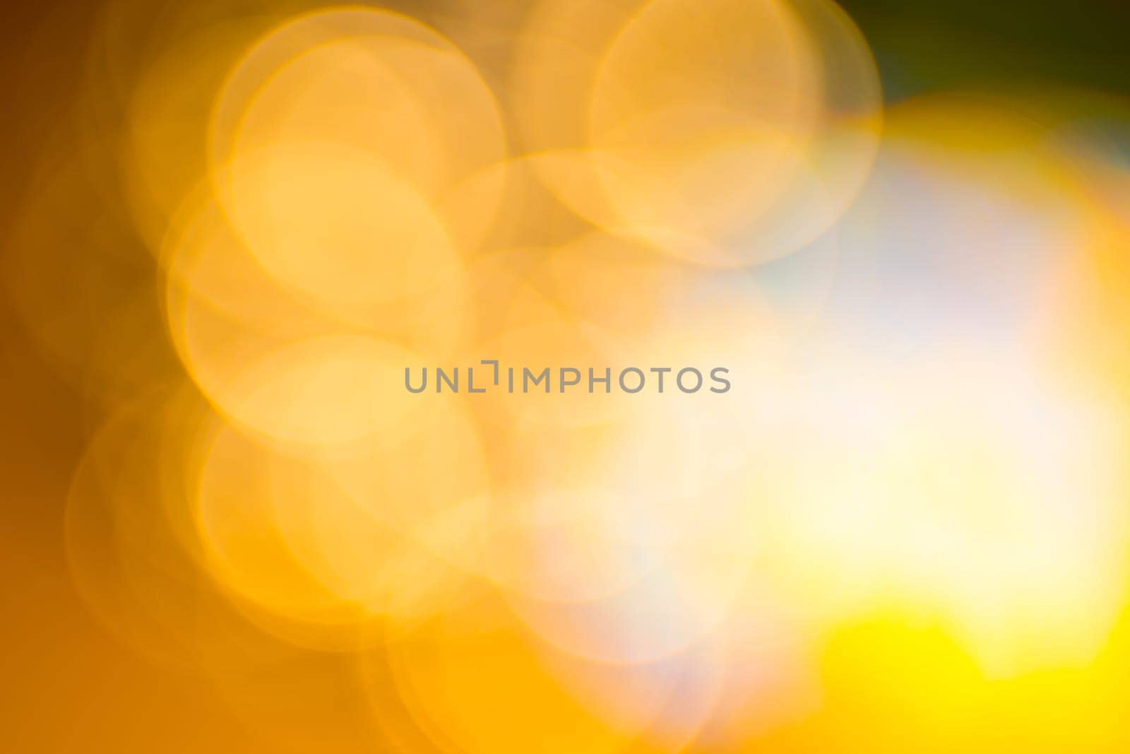 Photo of bokeh lights on black background