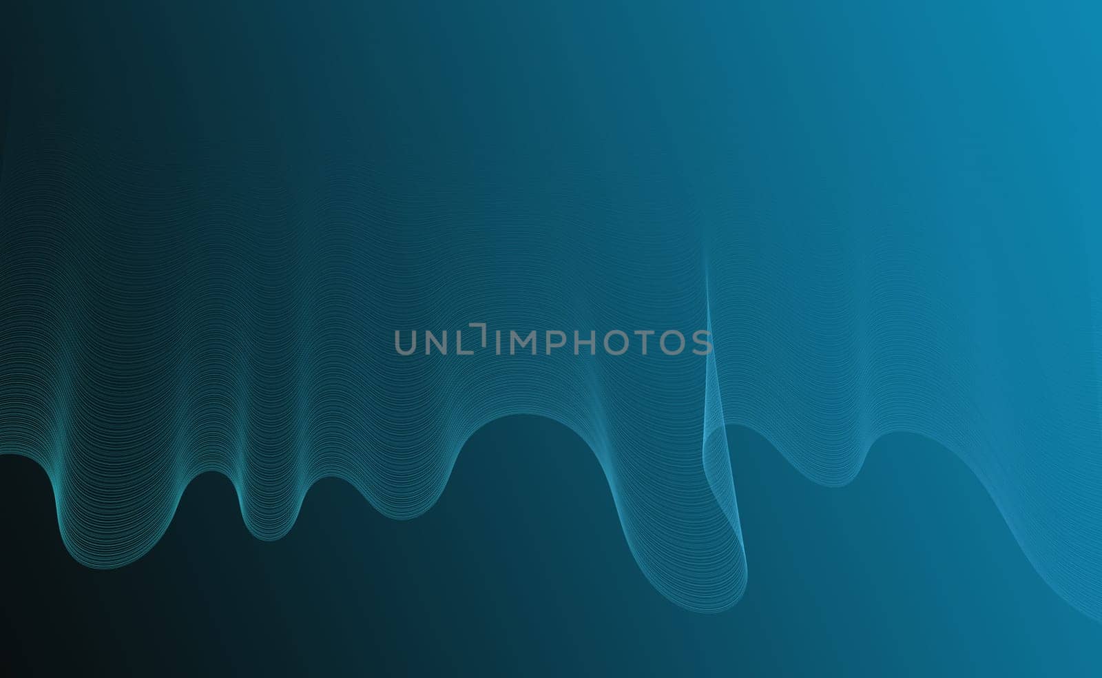 Abstract Wire Mesh Wave Background. Data technology. Abstract futuristic background. Wave lines on dark blue background. Network connection structure. Illustration