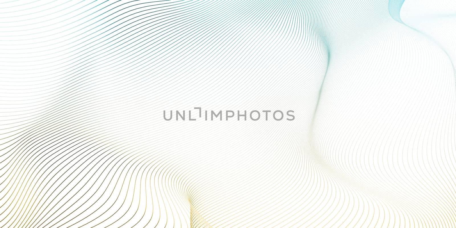 Glowing Technology Abstract in Blue and Yellow Futuristic Background