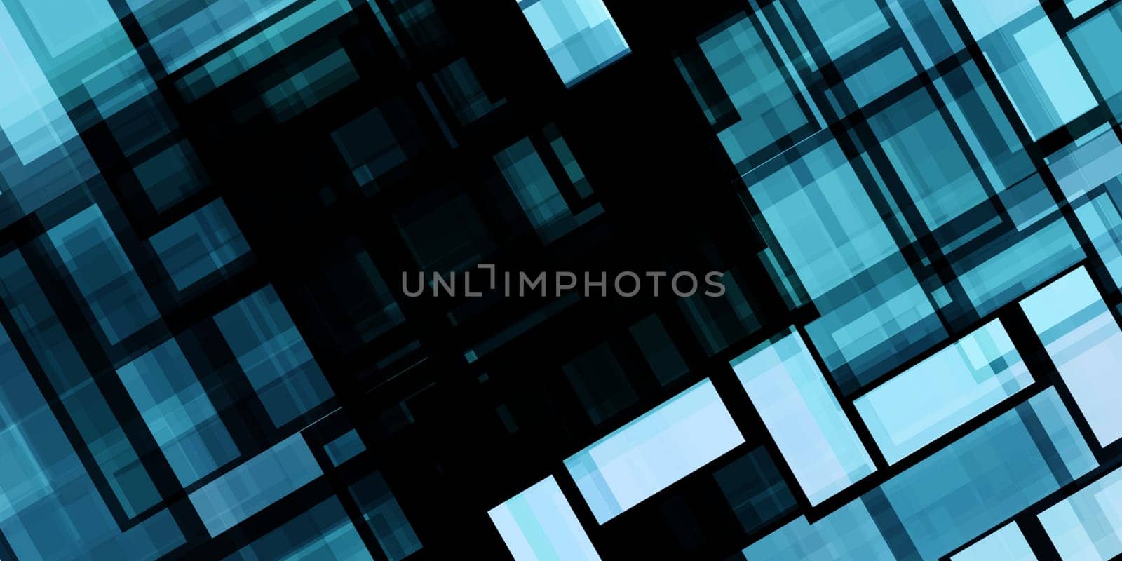 Technology Infrastructure as a IT Abstract Art