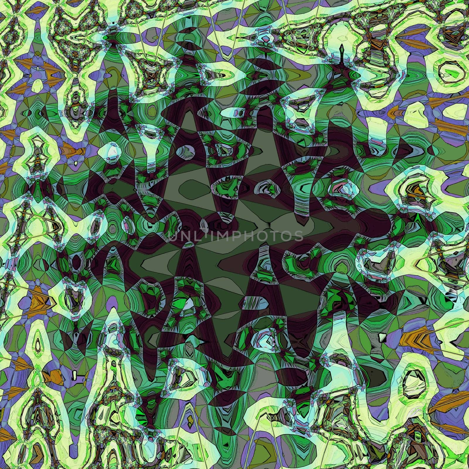 geometric zigzag shape tube. Abstract fluid geometric background. Abstract texture for posters, banners with copy space.