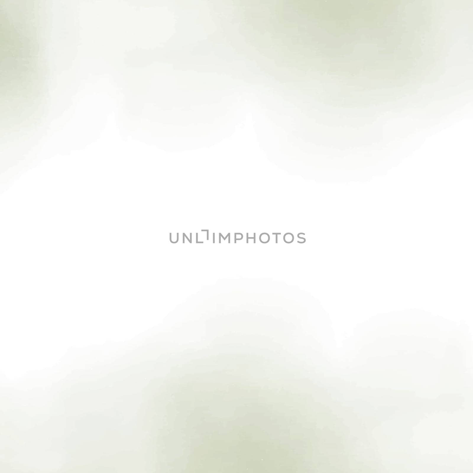 Panoramic texture of realistic green watercolor on a white background - Vector illustration