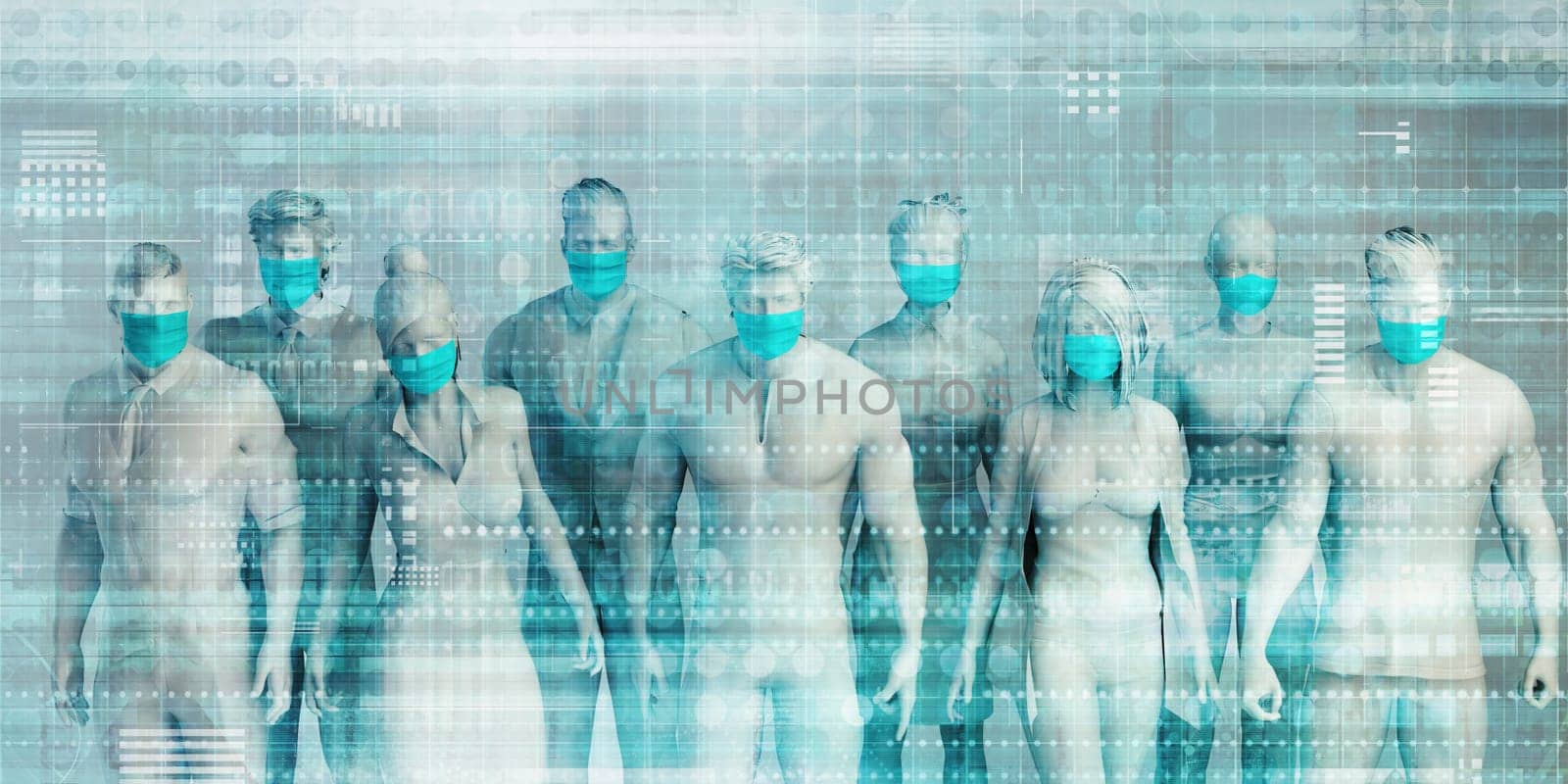 Virus Prevention Spread Abstract Background Poster Concept