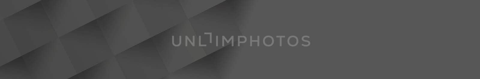 Abstract black background, web template, squares with shadow - Vector illustration