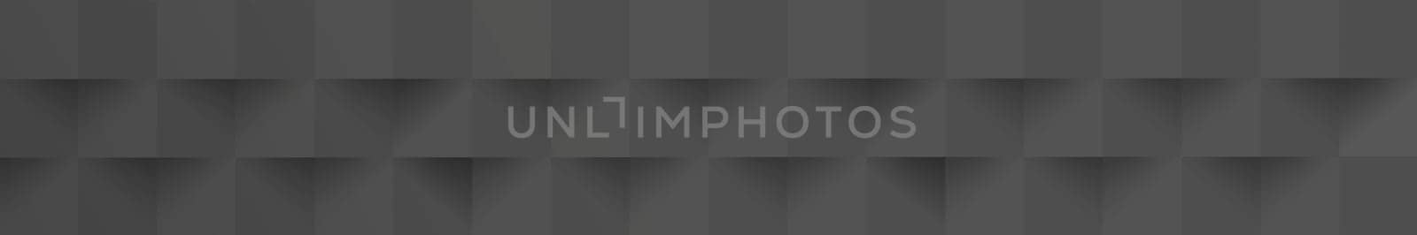 Abstract black background, web template, squares with shadow - Vector illustration
