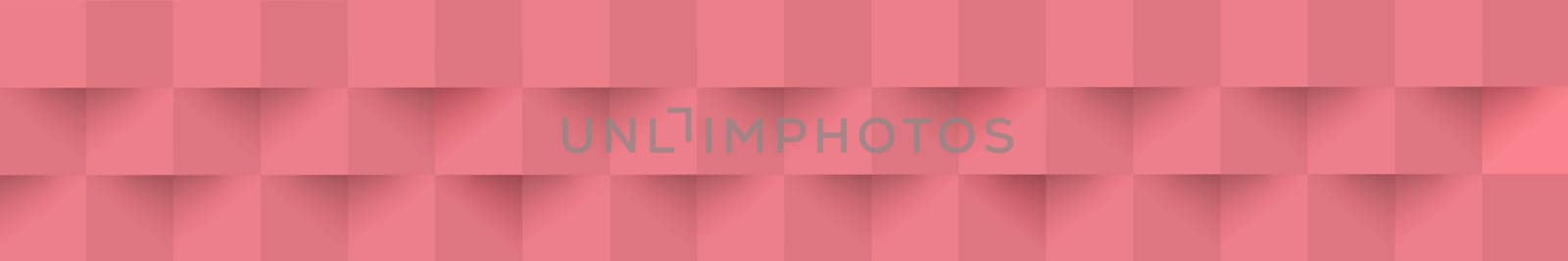 Abstract red background, web template, squares with shadow - Vector illustration