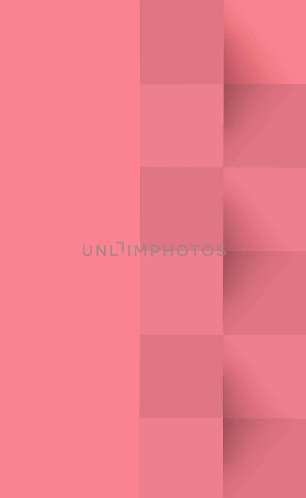 Abstract red background, web template, squares with shadow - Vector illustration