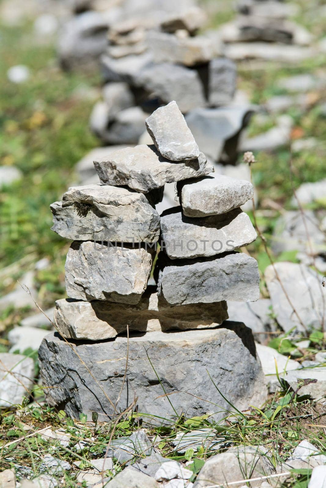 stone tower in south tyrol - italy