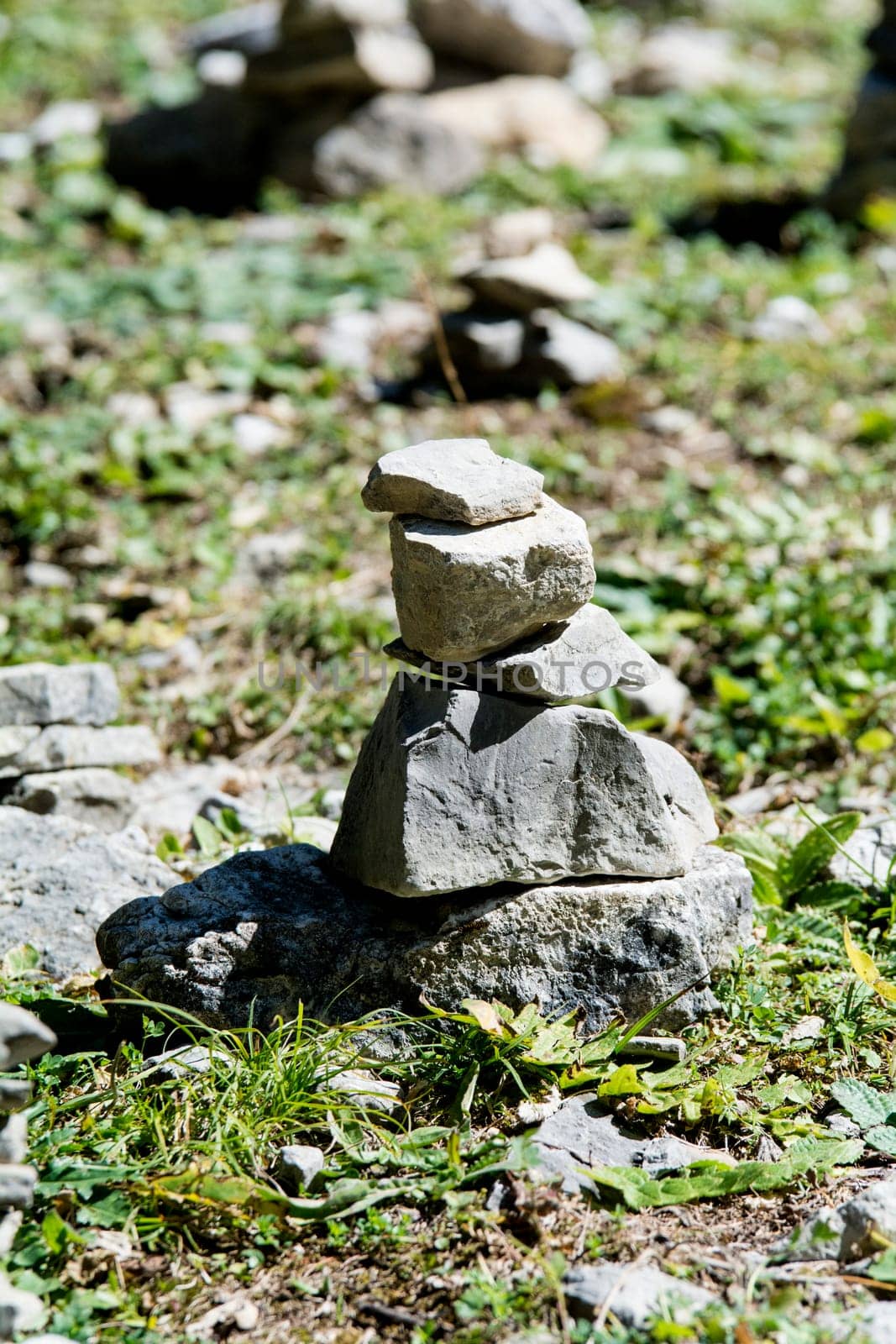 stone tower in south tyrol - italy