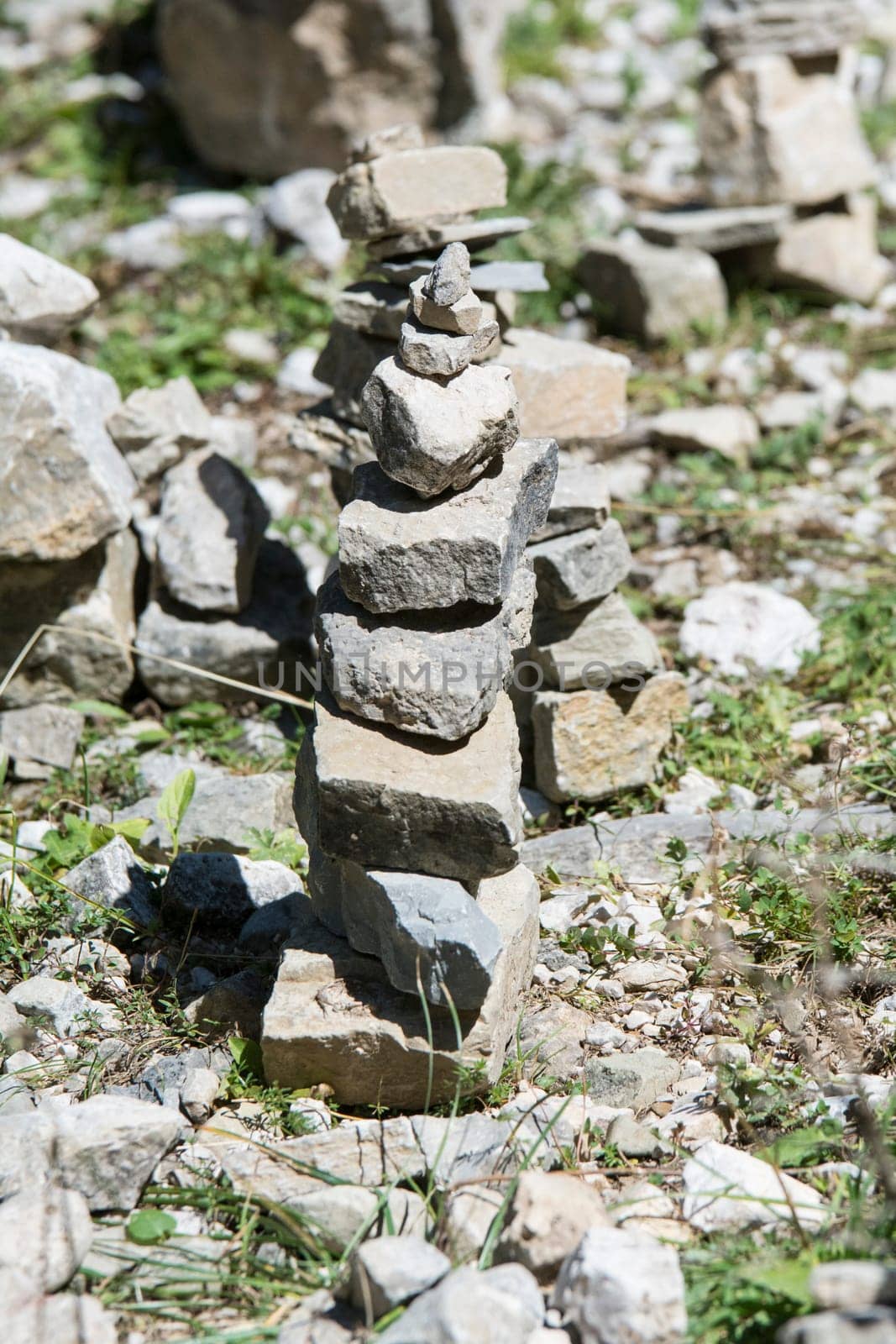 stone tower in south tyrol - italy